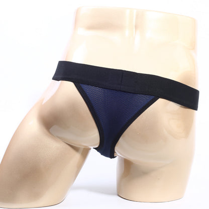 MetroMaleWear (M2W) Men's Lamancha Thong Dark Blue 2912-28