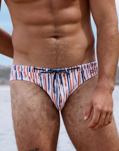 2EROS V30 Oceanus Red Swim Brief - Terracota
