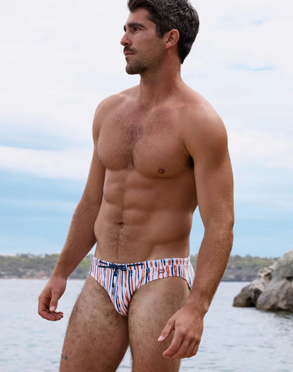 2EROS V30 Oceanus Red Swim Brief - Terracota