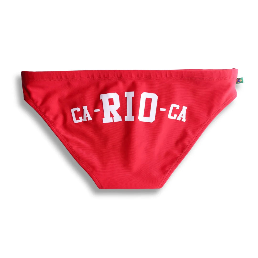CA-RIO-CA LOGO SWIM Bikini - Herren Badehose Sunga - Strandmode für Herren