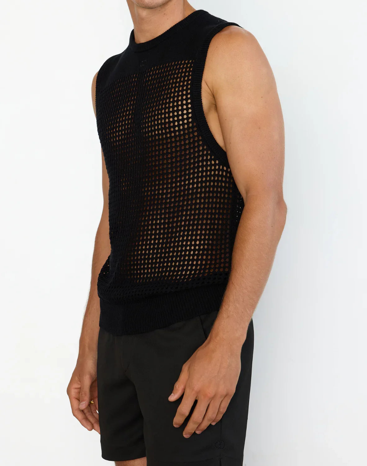 2EROS Miami Knit Tank - Black
