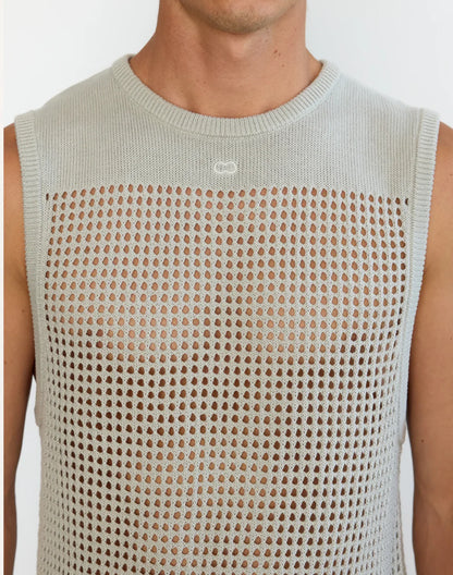 2EROS Miami Knit Tank - Grey