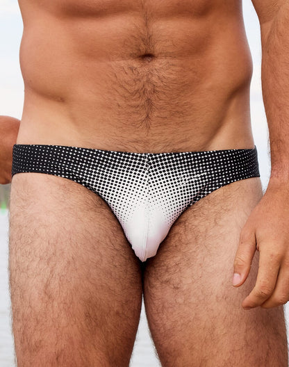 2EROS V20 Comic Print Swim Brief - Black/White