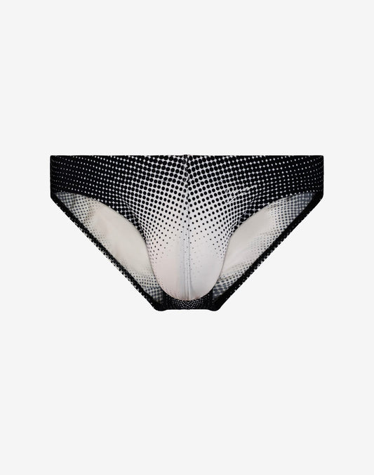 2EROS V20 Comic Print Swim Brief - Black/White