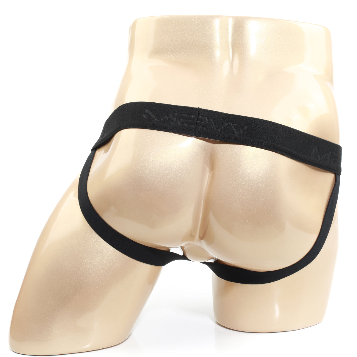 Black merv men’s briefs with sleek form-fitting design and elastic waistband from MetroMaleWear intenso jock strap 3001-22