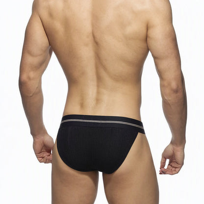MetroMaleWear (M2W) Herren Costilla Bikini Schwarz 3004-M04