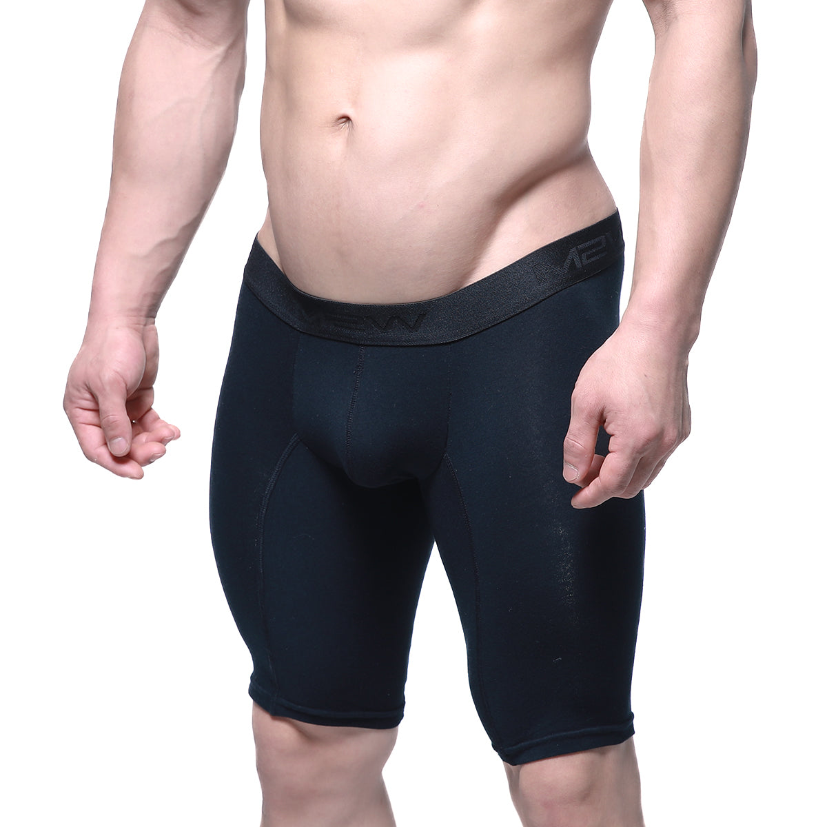 Metro male wear intenso cycle short black 15 inch compression shorts with snug fit and elastic waistband