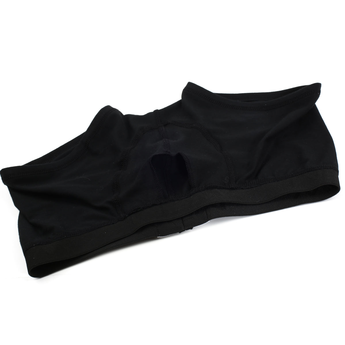 Black soft textured fabric briefs with smooth seamless design metro male wear avalon boxer brief black 3034-20