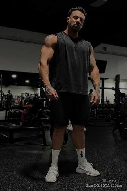 Jed North Men's Box Cut Muscle Tee - Black