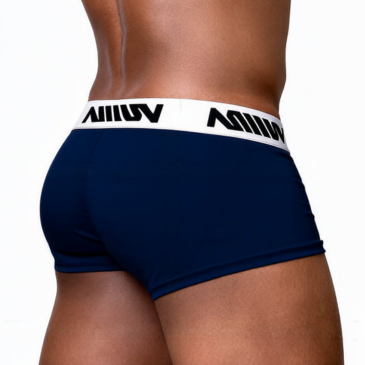 MetroMaleWear (M2W) Men's Gavio Trunk Dark Blue 3113-53