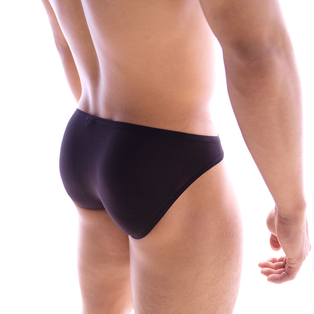 Black metro malewear bosillo brief 3505-20 with smooth form-fitting design and comfortable fit