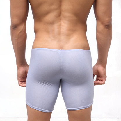 Light blue metroMalewear bosillo long boxer lavender 3514-08 men’s form-fitting boxer briefs with smooth stretchy fabric