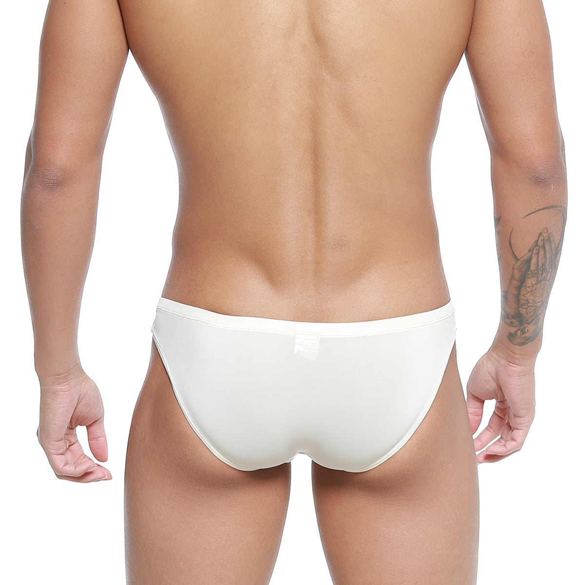MetroMaleWear Malon bikini white briefs with a smooth seamless design and snug fit for comfortable wear