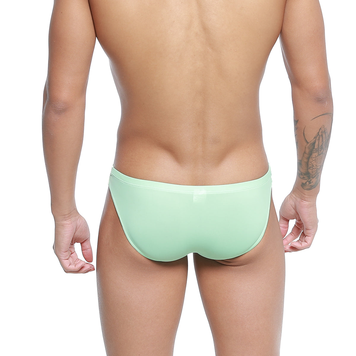 MetroMaleWear Malon bikini green 3603-13 mint green briefs with a smooth form-fitting design for comfortable wear