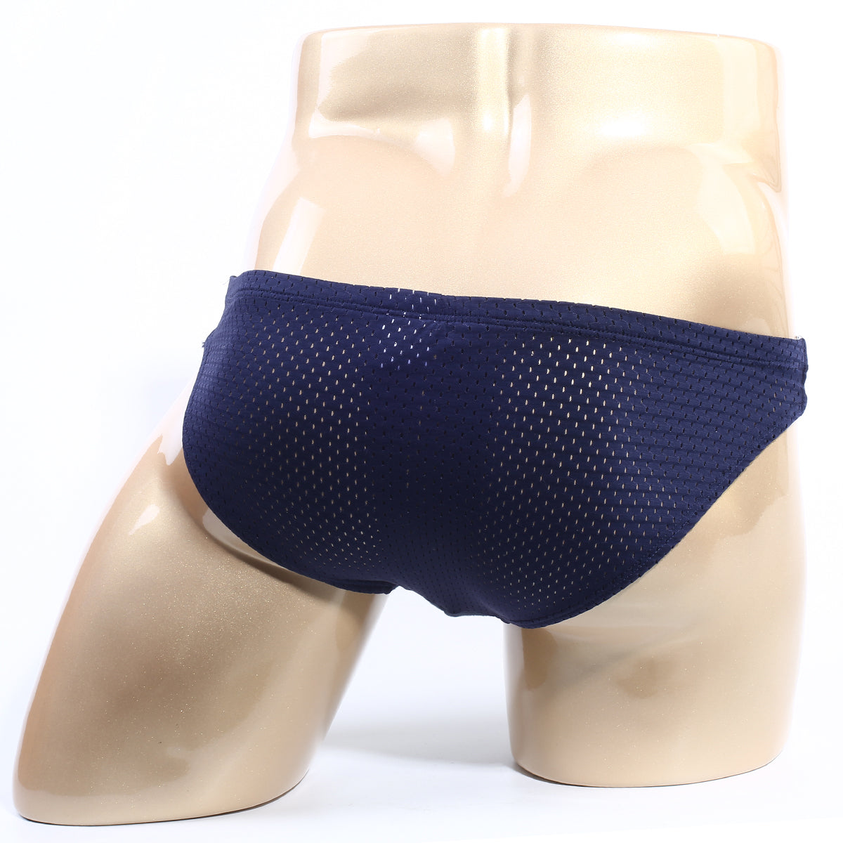Navy blue mesh swim trunks metroMalewear puente bikini 3603-27 designed for comfort and breathability