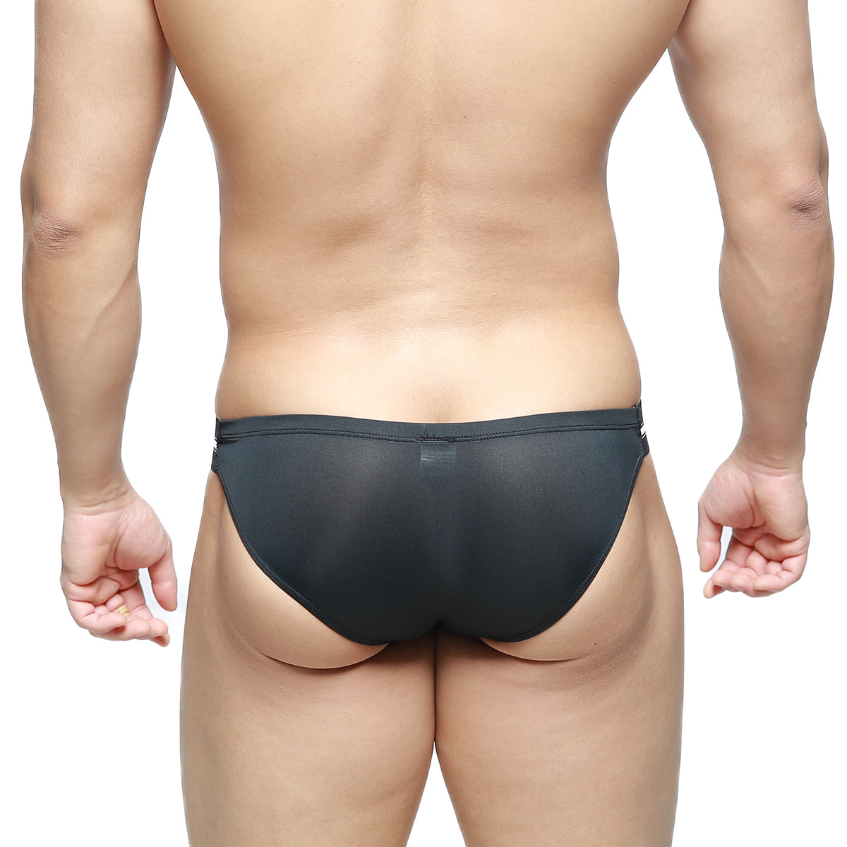 MetroMaleWear Brief 2.0 black sleek black mesh briefs with form-fitting design for comfortable everyday wear