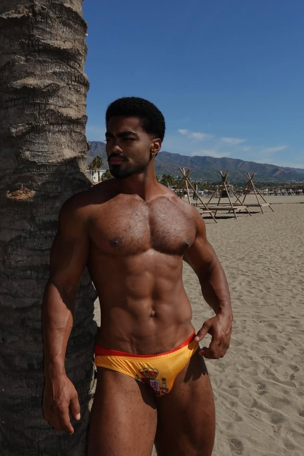 JJ Malibu Men's Lovesick Briefs - Spain Flag