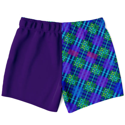 Maris Equi Blue Tartan Men's Swim Shorts