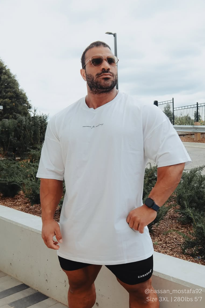 Jed North Men's Energy Oversized T-Shirt - Cream