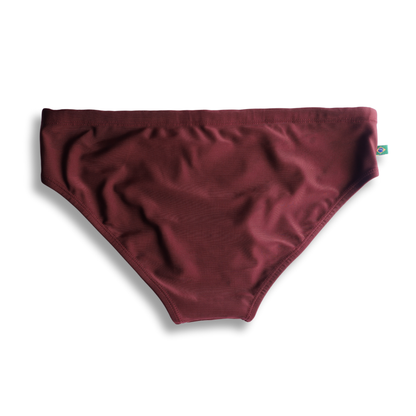 CA-RIO-CA Barolo burgundy solids  Men's Swimming Sunga - Beachwear for Men