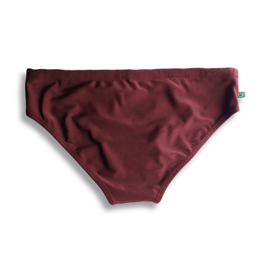 CA-RIO-CA Barolo burgundy solids  Men's Swimming Sunga - Beachwear for Men