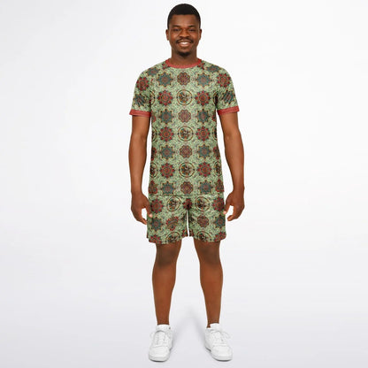 Maris Equi Mosaic Print Shorts and Top Set For Men