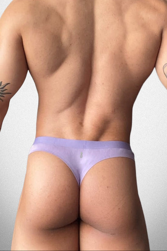 JJ Malibu Men's Premium Modal Athletic Thong - Purple