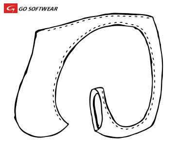 Go Softwear 2059 Men's Cock Ring Thong - White