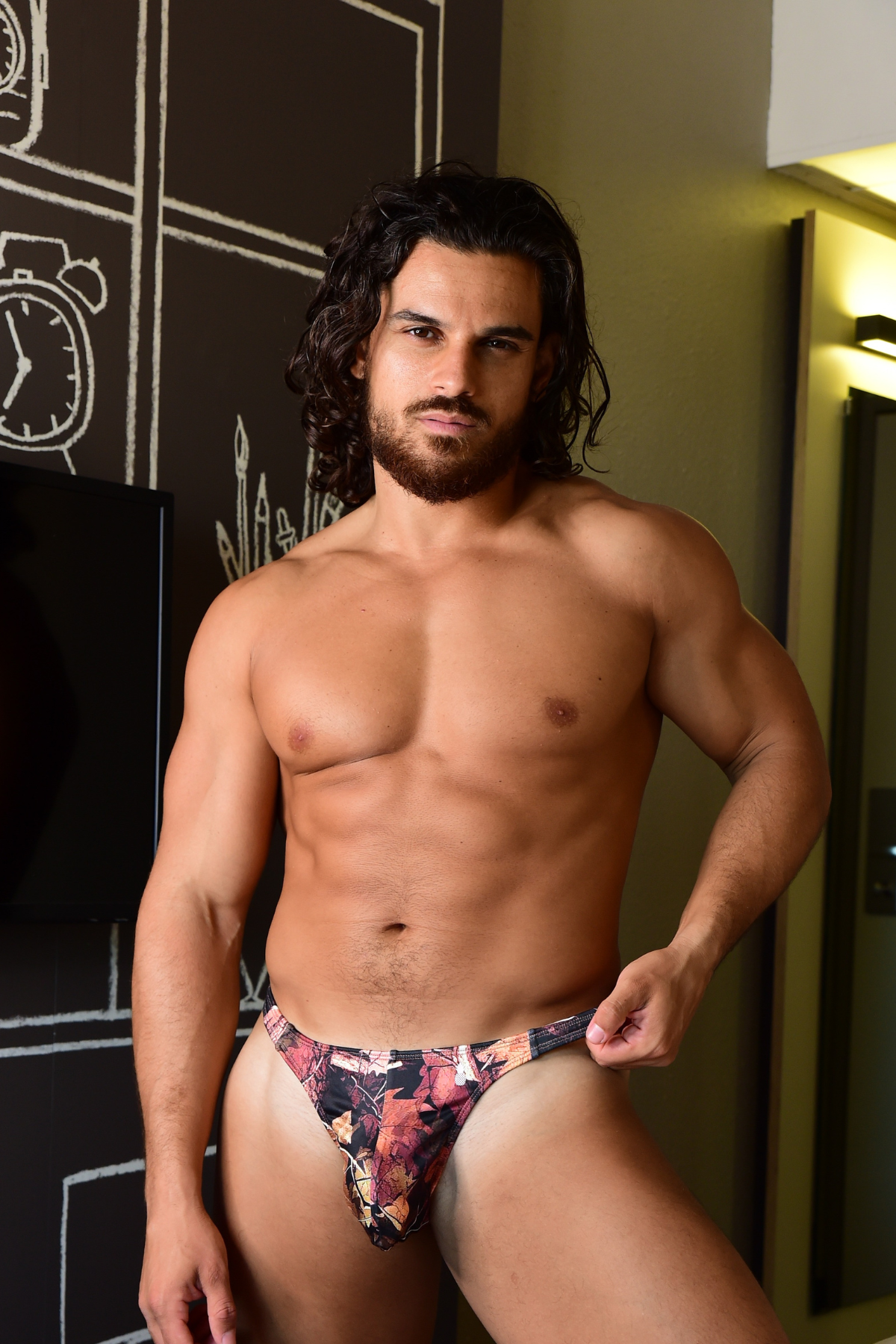 JJ Malibu Men's Cheeky Classic G-String Thong - Cajun Camo