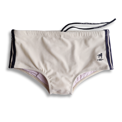 CA-RIO-CA Creme Sunga - Designer Swim Shorts