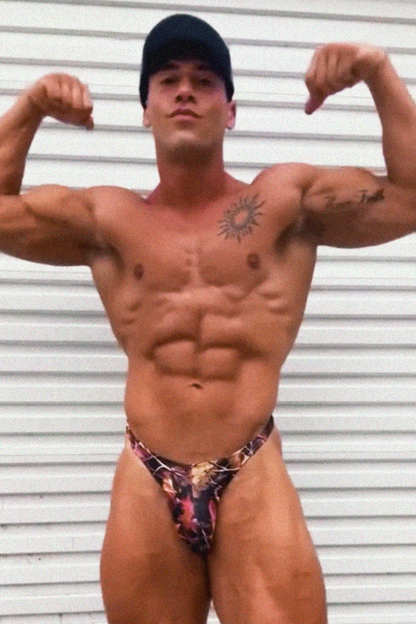 JJ Malibu Men's Cheeky Classic G-String Thong - Cajun Camo