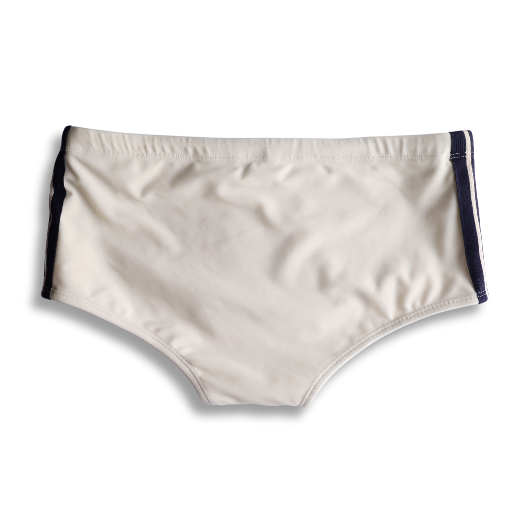 CA-RIO-CA Creme Sunga - Designer Swim Shorts