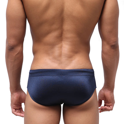 MetroMaleWear classic swim brief Navy in navy blue with smooth textured fabric and snug-fitting design