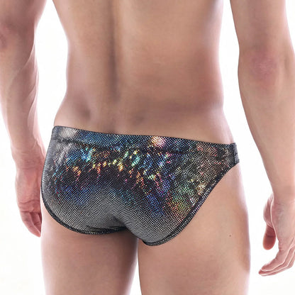 MetroMaleWear (M2W) Herren Glow Swim Bikini 4937-81
