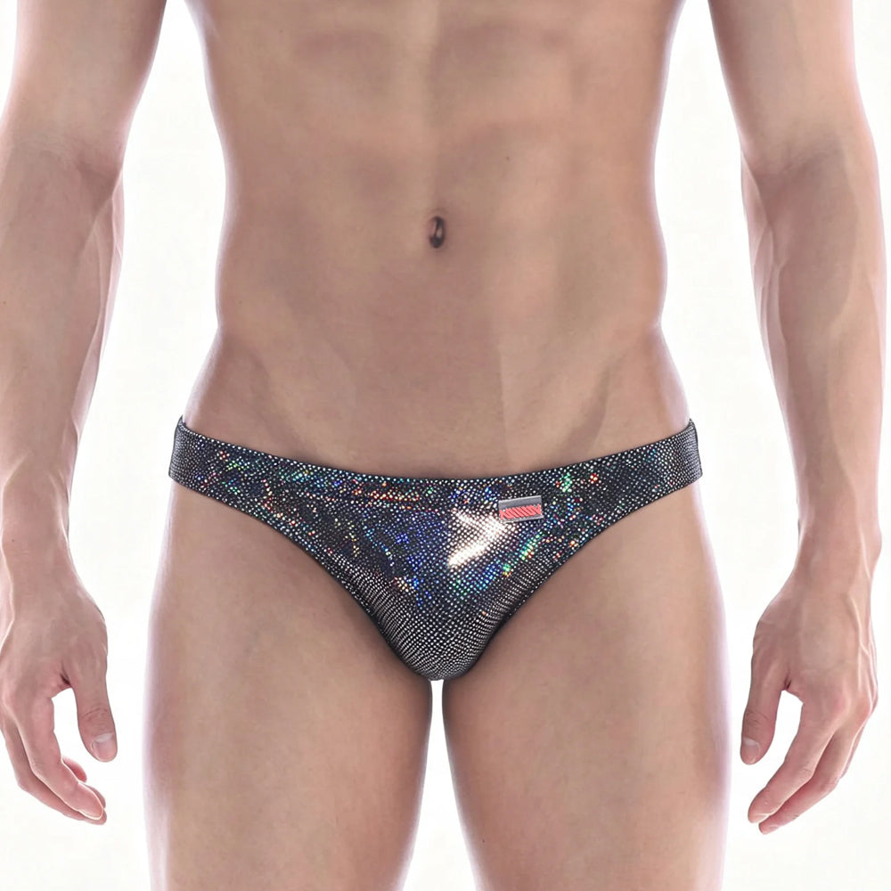 MetroMaleWear (M2W) Herren Glow Swim Bikini 4937-81