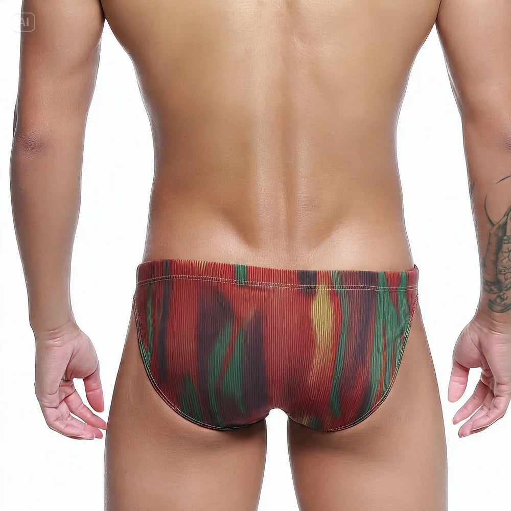 MetroMaleWear (M2W) Herren Fire Schwimm-Bikini 4937-96