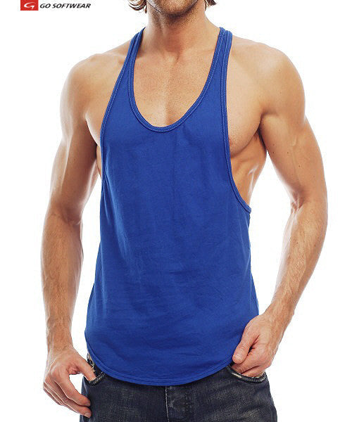 Débardeur muscle pour homme Go Softwear 4645A - Bleu cadet
