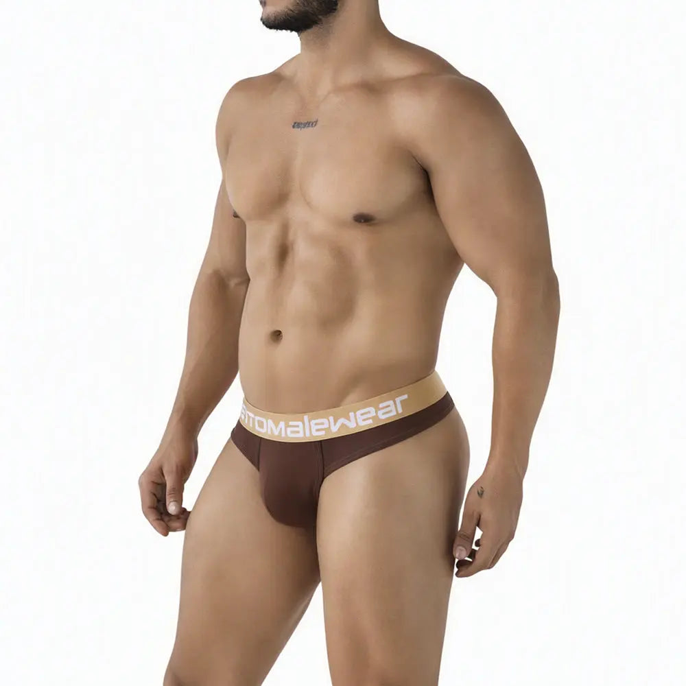 MetroMaleWear (M2W) Herren-Tanga in Schokobraun 5012-23