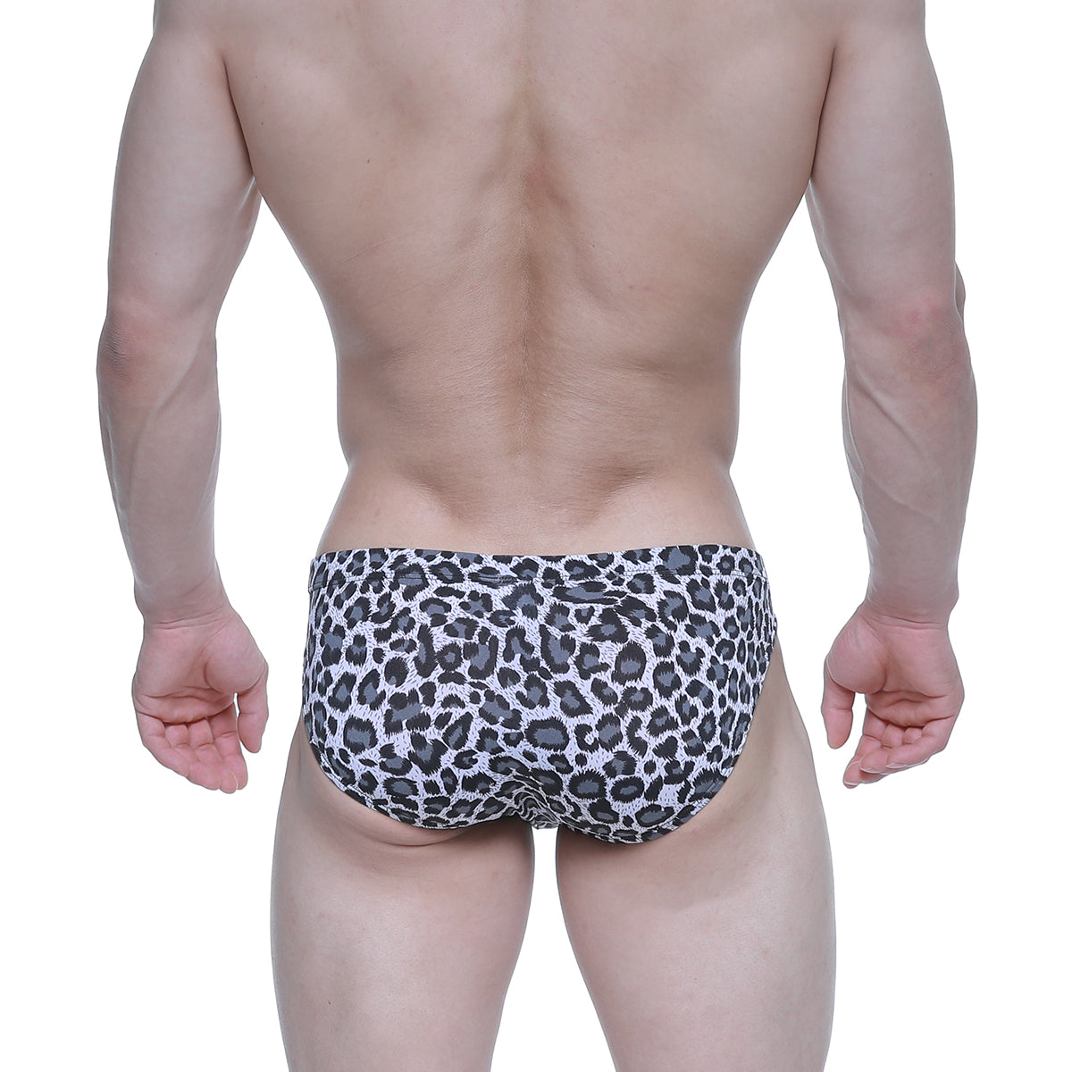 Black and white leopard-print swim trunks metro male wear jaguar bikini 5103-m72 suitable for beachwear