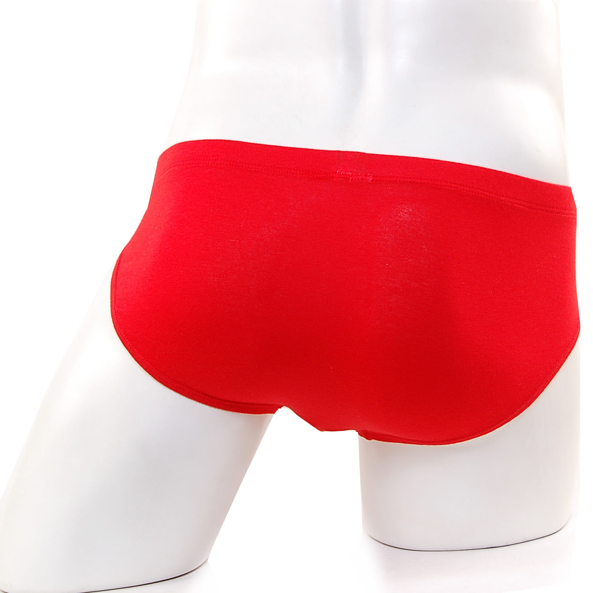 MetroMaleWear Oslo hip brief red 5123-12 displayed on mannequin showcasing comfortable red briefs