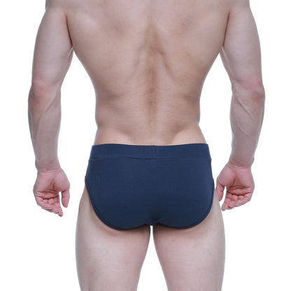 Navy blue metroMalewear profundo brief 5203-28 with smooth form-fitting fabric and minimalist design
