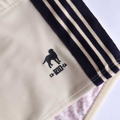 CA-RIO-CA Creme Sunga - Designer Swim Shorts