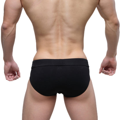 Black MetroMaleWear Deseo Brief Pearl 5503-22 briefs with a smooth, form-fitting design for comfortable wear