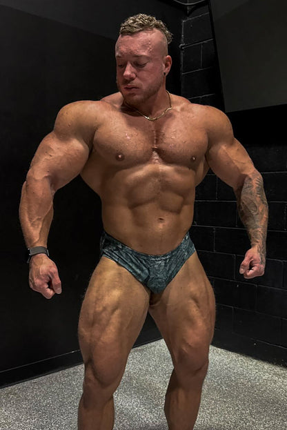 Jed North Men's Men's Classic Physique Trunks 4" Seam - Camo