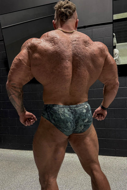 Jed North Men's Men's Classic Physique Trunks 4" Seam - Camo