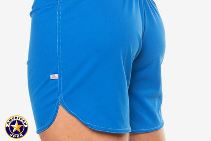 AMERICAN JOCK 8359 Herren 11" Trainingsshorts mit integriertem Jockstrap - Kobaltblau