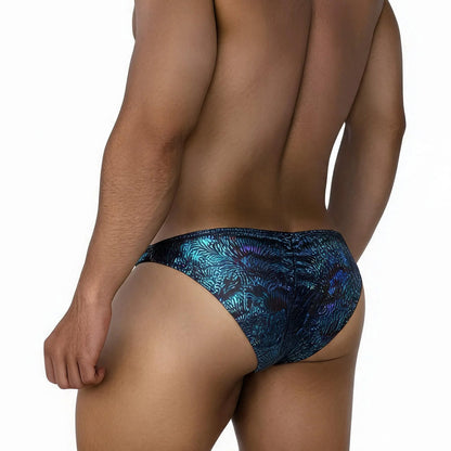 MetroMaleWear (M2W) Herren Fantasy Bikini Pavo Real 6116-34