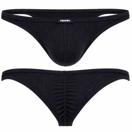 MetroMaleWear (M2W) Men's Fantasy Bikini Black Tulle 6116-50
