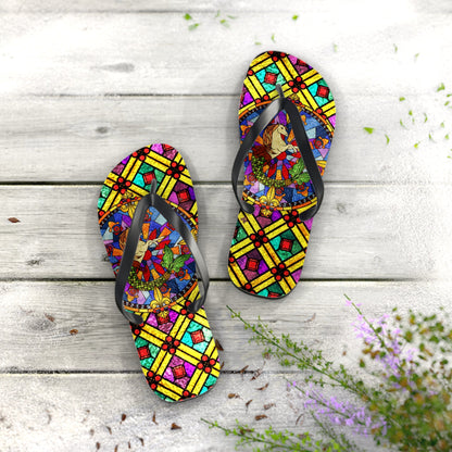 Maris Equi Men's Stained Glass Flip-Flops