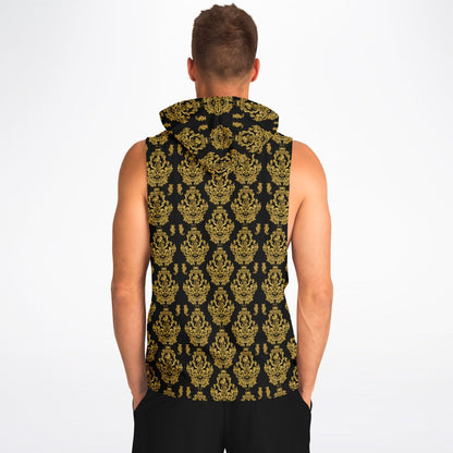 Maris Equi Gold Baroque Men's Drop Armhole Cotton Blend Hoodie